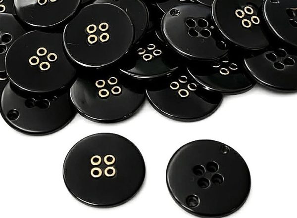 Juoda saga 4-ių skylučių "BT - 075" Ø 25 mm