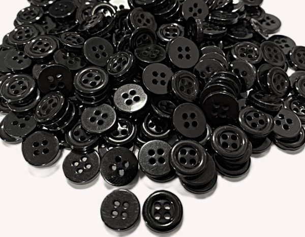 Saga marškiniams 18L (juoda) Ø 11,5 mm