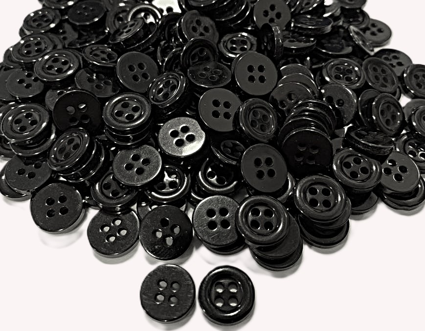 Saga marškiniams 18L (juoda) Ø 11,5 mm