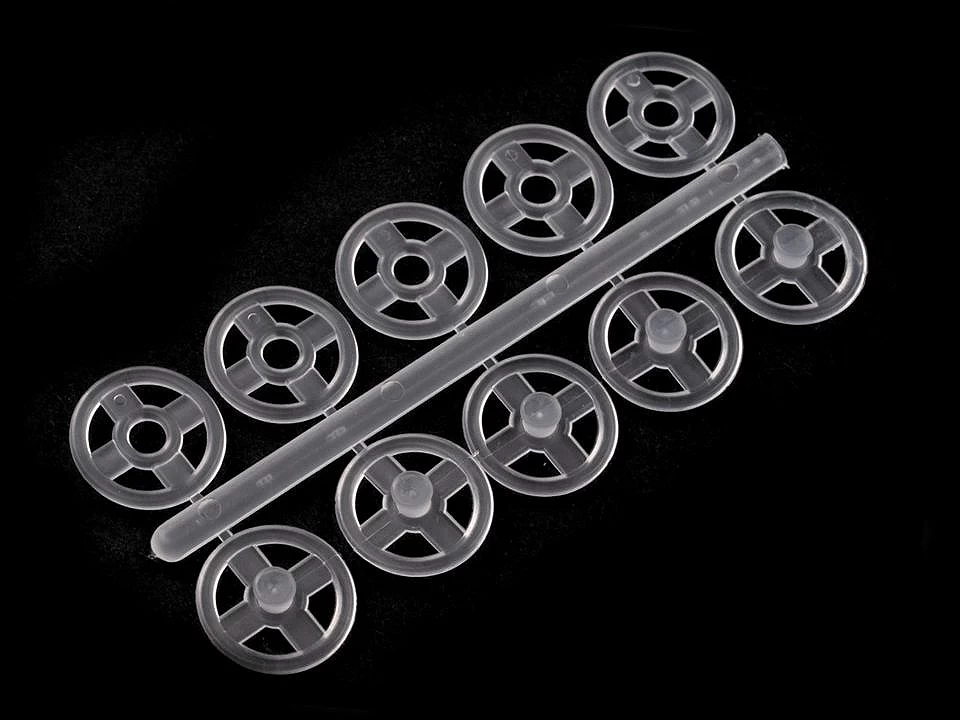 Spaudės plastikinės Ø 10 mm 5 vnt.