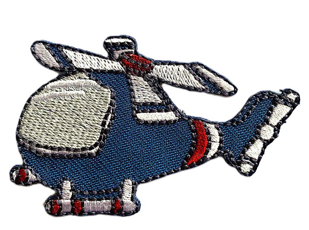 Aplikacija "0822" (sraigtasparnis) ~ 6,5 cm x 4,5 cm