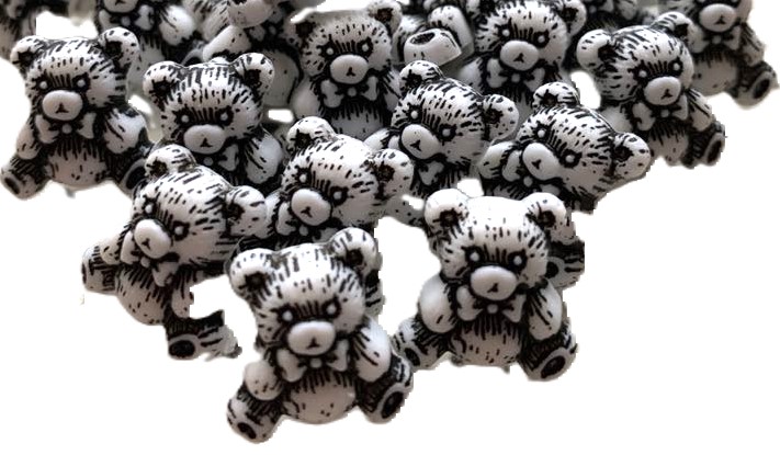 Sagutė "meška" ~ 15 mm x 17 mm