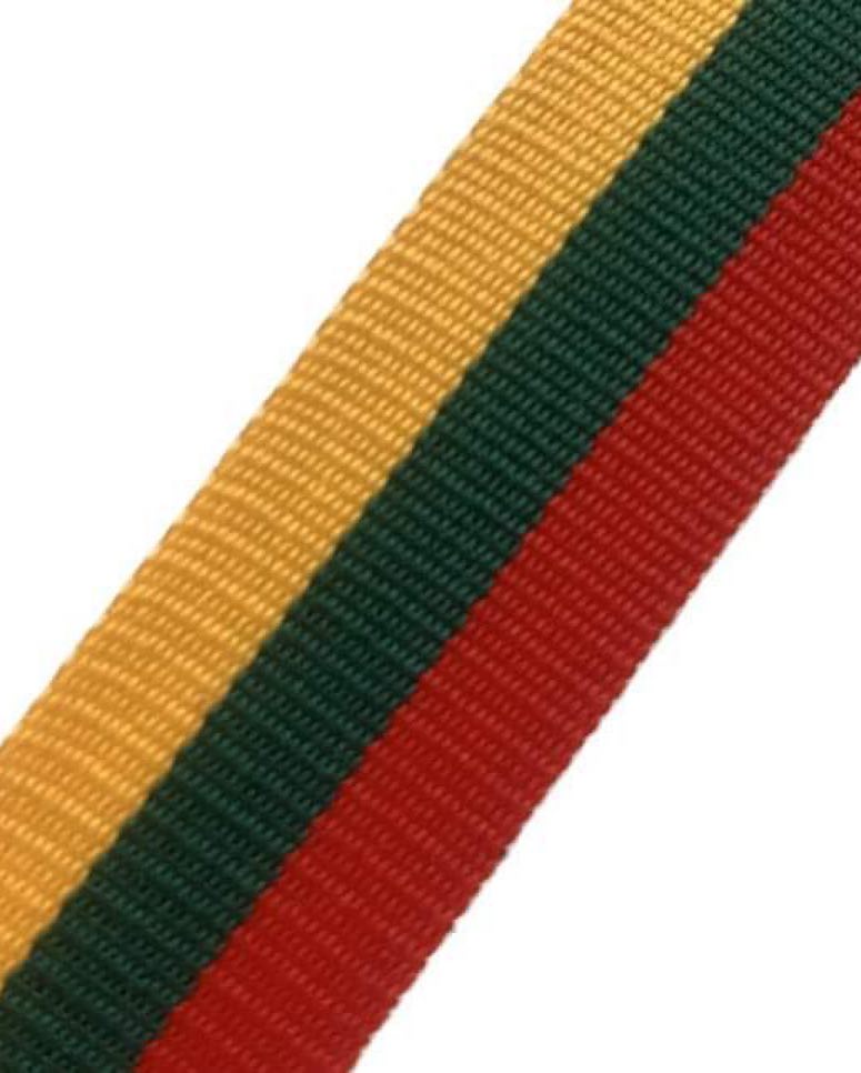 Austa trispalvė juostelė 2,5 cm