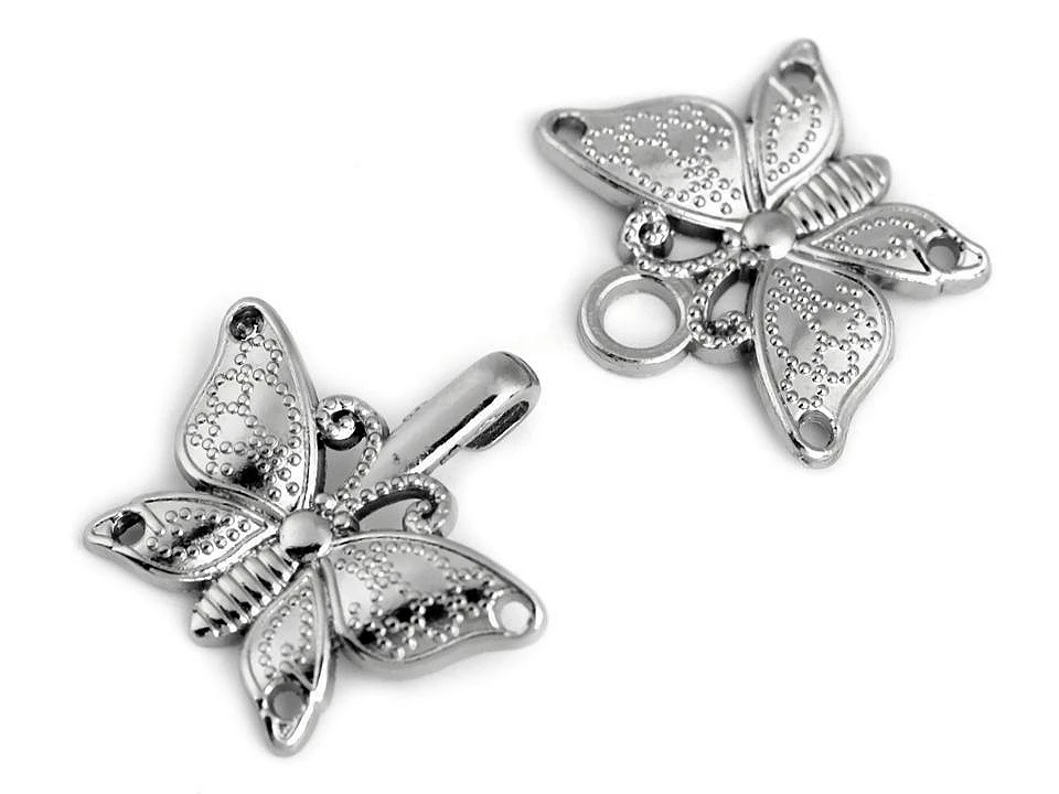 Metalinis dekoratyvinis užsegimas 36 mm x 23 mm