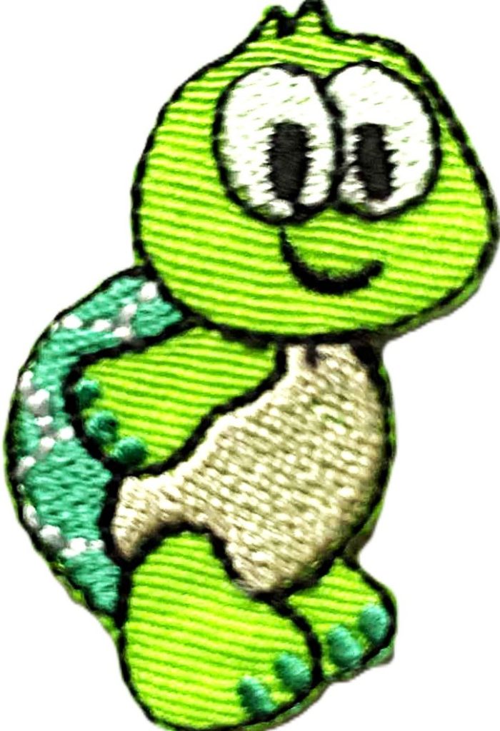 Aplikacija "vėžliukas" ~ 2 cm x 4 cm