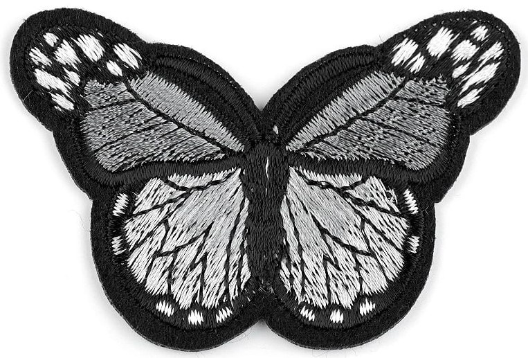Aplikacija "drugelis" 7 cm x 4,8 cm "B"