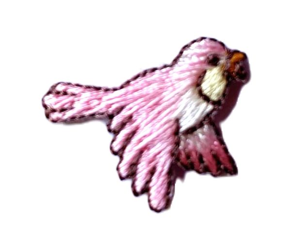 Aplikacija "paukštelis" ~ 2,5 cm x 2,0 cm