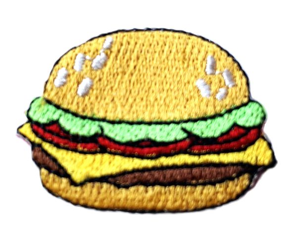 Aplikacija "burger"~ 4,0 cm x 3,0 cm