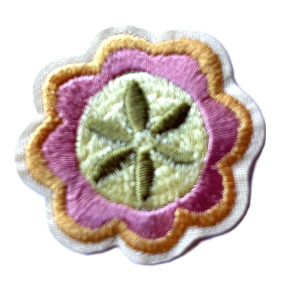 Aplikacija "gėlytė" ~ 3,7 cm x 3,7 cm