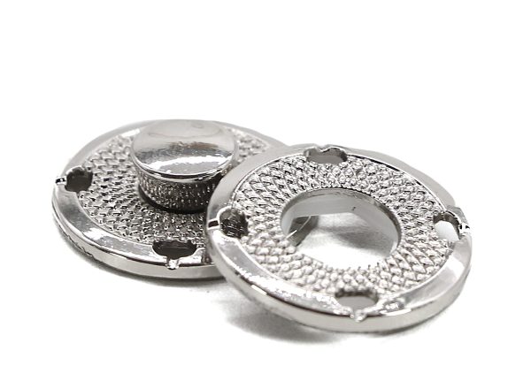 Dekoratyvinės metalinės spaudės drabužiams, Ø 18 mm "C14-B"